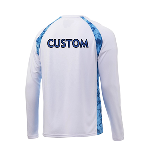 T-shirt de pêche personnalisé pour homme, manches longues, sublimé, protection solaire UPF 50, évacuation de l'humidité, respirant, performance, avec logo - Product Image 2