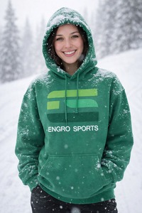 Sweat-shirts et pulls à capuche en gros, denim 450 GSM, déchirures pour style imprimé en relief, pull à capuche, qualité supérieure, 100% coton pour hommes - Product Image 6