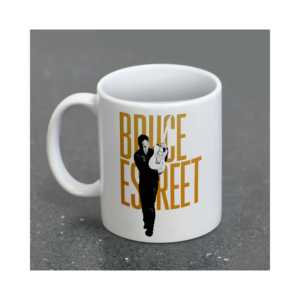 Taza E-Street de Bruce Springsteen, Diseño Novedoso, Cerámica, Capacidad de 200 ml/400 ml, Estilo Clásico, en Caja de Regalo con Cuchara y Tapa, Modelo ODM - Product Image 4