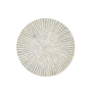 Nouveautés Sets de table décoratifs ronds en bambou peints à la main de haute qualité pour la vente en gros - Product Image 4