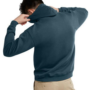 Sweatshirt à capuche et sweatshirts modestes Sweat-shirt vierge avec logo personnalisé Plus Size Basics Sweat à capuche uni en coton mélangé personnalisé pour hommes - Product Image 6