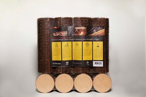 Briquettes de bois dur Nestro Top 960 kg sur palette (Modèle 87764) en hêtre et chêne pour foyer, four et chauffage, support pour braises - Product Image 6