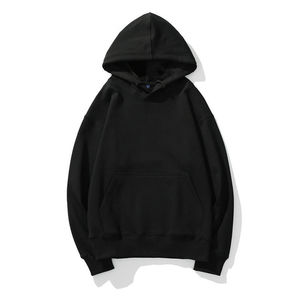 Sweats à capuche et sweat-shirts écologiques tricotés en polyester 100% pour femmes avec logo personnalisé pull à épaules tombantes conception respirante surdimensionnée - Product Image 5