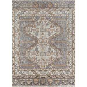 Savana Ivory Hand Knotted Afghan Wool <b>Rugs</b> Geometric <b>Boho</b> Style Rectangle Carpet for Home Living Room or Hallway Model Ea-3108 - Product Image 1