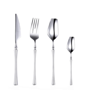 Nouvelle tendance chaude ensemble de couverts en acier inoxydable vaisselle événement de mariage couverts ensemble dîner couteau cuillère fourchette maison restaurant décor - Product Image 5