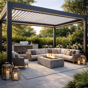 Aluminio Retráctil Personalizable de Lujo, Moderno, Ecológico, Impermeable, Resistente a la Putrefacción y a los Roedores, Fácil de Montar, con Recubrimiento en Polvo - Product Image 1