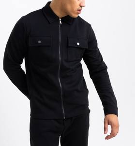 Smart Casual Jogger Chándal Jogging trajes Conjunto de 2 piezas para hombres Zip Shirt Chándal Custom Full Zip Training Set - Product Image 2