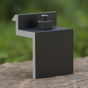 Abrazadera de extremo Unirac SM B de aluminio anodizado oscuro para módulos de 30-32 mm, 1 unidad - Product Image 3