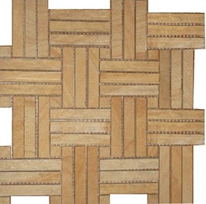 กระเบื้องโมเสคหินธรรมชาติหนาสำหรับตกแต่งผนังภายในสำหรับใช้ในบ้านหรือโรงแรม - Product Image 5