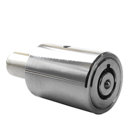 Cylindres de serrure tubulaires en alliage de zinc de haute qualité, serrure à clé ronde à 7 goupilles, entraxe de 60 mm, plaqué zinc, durable et élégant, ABA TW