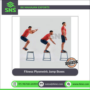Venta al por mayor de calidad óptima, cajas de salto pliométricas de 12 "de altura para entrenamiento de fuerza y resistencia del fabricante indio - Product Image 5