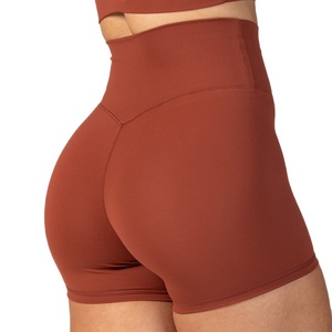 Pantalones cortos de Yoga de entrenamiento de gimnasio de mujer al por mayor OEM con bolsillos ropa de yoga transpirable para entrenamientos - Product Image 6