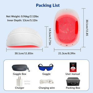 Low Level Laser <strong>Red</strong> <strong>Light</strong> <strong>Therapy</strong> Cap for Hair Growth With Positive <strong>Reviews</strong> 650nm 448 Diodes Natural Hair Growth Remedies - Product Image 6