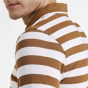 Venta caliente de los hombres de golf de manga corta para Polos logotipo personalizado algodón poliéster en blanco liso Camiseta de punto sólido venta completa - Product Image 5