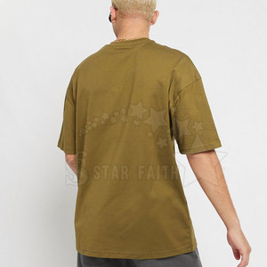 Camiseta Casual de Lona 100% Algodón para Hombre, Estilo Oversize, Verano, Streetwear, Corte Holgado, Manga Corta, Ligera, Secado Rápido, Transpirable - Product Image 3