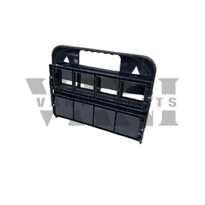 Best Quality 8-Pack Foldable Plastic <b>Black</b> Sports <b>Water</b> <b>Bottle</b> Holder with Custom Logo Portable for Sports & Entertainment Use - Product Image 2