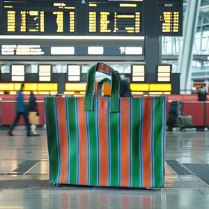 Pochette de sacs à provisions réutilisables tissés en nylon recyclé indien Sac à linge d'approvisionnement en vrac en plastique polypropylène durable Inde - Product Image 3