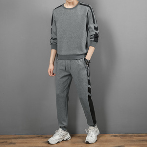 Traje de gimnasio para hombre hecho a medida a la moda, chándal para correr de tamaño adulto de Color sólido, nuevas ideas, entrenamiento personalizado al por mayor - Product Image 3