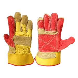 Gants de travail du cuir à bas prix du fournisseur direct de l'usine à vendre Gants de travail en cuir sur mesure avec votre logo - Product Image 4