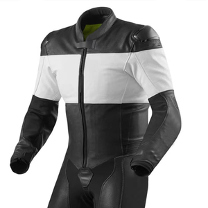 Combinaisons de course de moto en cuir véritable de couleur personnalisée pour le vélo et la conduite à grande vitesse Été/Hiver Anti-UV Unisexe Adulte - Product Image 4