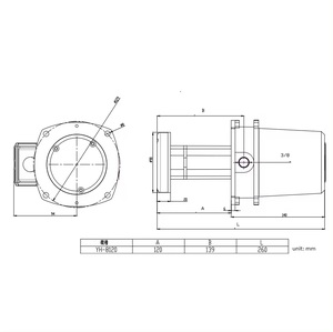 Pompe à liquide de refroidissement industrielle basse pression en aluminium 110V pour l'usinage - Product Image 2