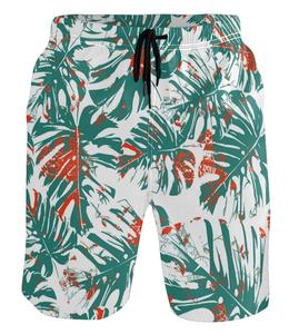 Verano ecológico impermeable transpirable recto personalizado holgado desgastado oscuro lavado poliéster hombres tablero pantalones cortos - Product Image 1