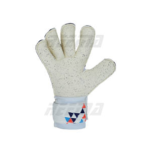 <b>Hard</b> Soft Latex <b>Foam</b> Palm 2.5 mm Dumbo Backhand With 3 Inches Wrist Strap Polyester Body Mesh Professional Goalkeeper Gloves - Product Image 3