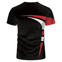 T-shirts pour hommes à manches courtes, personnalisés, en tissu tricoté respirant, écologiques, à séchage rapide, imprimés de haute qualité