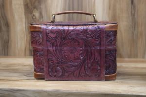 Nuevo joyero de cuero mecanizado hecho a mano de estilo occidental lindo esencial de joyería de viaje de moda almacenamiento mínimo - Product Image 3