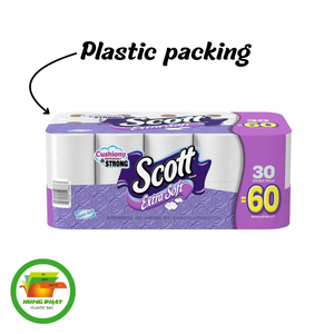PE Toilet Paper Packaging Film & Bags | Vietnam <b>Plastic</b> Packaging Factory for Retail & Wholesale - Product Image 3