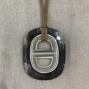 Gran oferta colgante de cuerno personalizado Nueva joyería chapada en moda con Color Chapado en naturaleza para regalos de fiesta de boda - Product Image 2