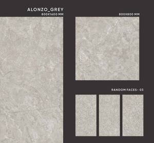 Carreaux de dalles de porcelaine polies de style design moderne pour intérieurs d'hôtel 800x1600mm Finition sculptée Surface mate pour murs intérieurs - Product Image 2