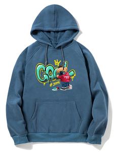 Sudaderas con Capucha de Algodón 100% OEM Más Vendidas, Logotipos y Diseños Impresos Personalizables, Sudaderas con Capucha Casuales de Gran Tamaño para Hombre - Product Image 6