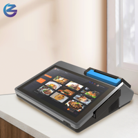 Z100 10.1 pouces + 2.8 pouces double écran tablette Android Smart POS Terminal imprimante thermique intégrée et Scanner systèmes de point de vente