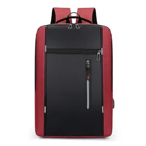 factory wholesale business waterproof laptop bags supplier school travel women men smart backpack