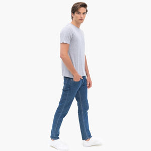 Vente en gros 100% coton T-shirt pour homme respirant à col rond T-shirt blanc coloré uni Fabricant de t-shirt respirant pour homme - Product Image 4