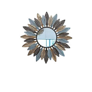 Espejo de decoración de pared para el hogar de boda, espejo de pared de hierro y Metal de la mejor calidad, diseño fabuloso, espejo de pared decorativo para gran oferta - Product Image 2