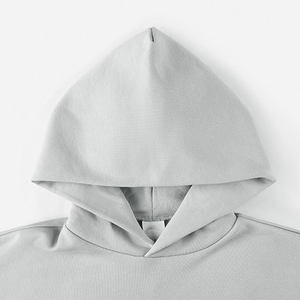 Sudadera con Capucha Corta de Algodón 100% de 450 Gsm para Hombre, Estilo Casual de Invierno, Ajuste Regular, con Bordado Desgastado Personalizado - Product Image 2