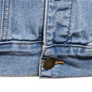 Slim Fit Algodón Outwear Chaquetas Casual Color sólido Single Breasted Jeans Chaqueta Hombres - Product Image 2