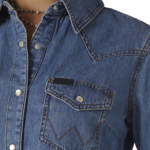 เสื้อยีนส์ซักแขนยาวของผู้หญิงเสื้อยีนส์สำหรับผู้หญิงคุณภาพระดับพรีเมี่ยม - Product Image 6