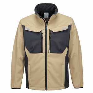 Veste Softshell Homme Personnalisée Prix de Gros Toutes Saisons Légère pour Randonnée Trekking Extérieur et Travail Tactique - Product Image 1