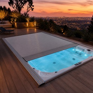 Couverture de piscine automatique à enroulement : Solution de sécurité sur mesure pour hôtels, villas et projets de piscines commerciales - Product Image 2