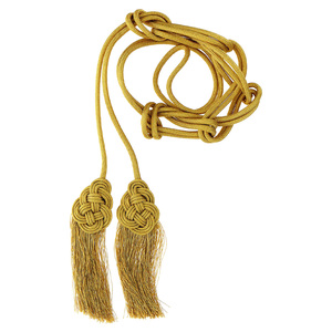 Cincture de rayonne violette de haute qualité avec gland religieux clergé évêque cordon de gland pectoral tressé Nylon métal motif vente - Product Image 6