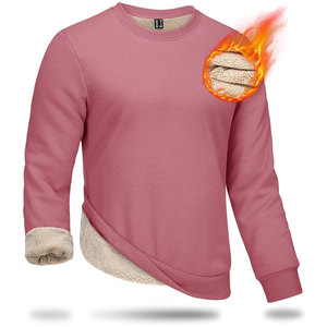 Direct Factory 100% Cotton Crew Neck Sweatshirt Long Sleeve Regular Fit Breathable Skin Friendly Embroidered Solid Hoodie Men - Product Image 6