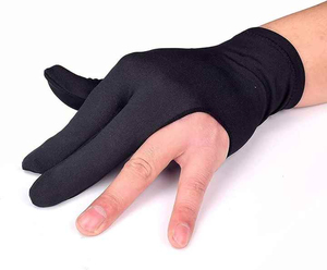 Usine OEM Style classique main gauche impression personnalisée gants de billard de qualité supérieure anti-rides extensible gants de billard - Product Image 6