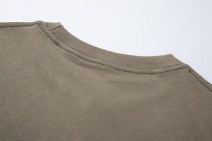 Nouveau design en gros nouveaux hommes grande taille surdimensionné sur mesure poids lourd 100% coton chemises courtes - Product Image 5