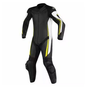Nouveauté Combinaisons de moto en cuir respirantes coupe-vent personnalisées Combinaisons de moto de sécurité professionnelles - Product Image 6