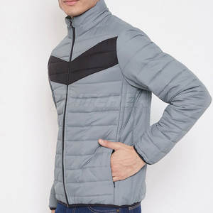 เสื้อแจ็กเก็ตแบบลำลองของผู้ชายสีทึบ2025โลโก้ด้านหน้าน้ำหนักเบากันลมใส่ได้เป็นมิตรกับสิ่งแวดล้อม - Product Image 3