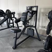 Machine de musculation professionnelle PowerX pour presse à épaules assise, équipement de musculation pour salle de sport avec sélecteur de poids