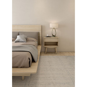 Alfombras Clásicas de Lana Zuri Gris Negro Anudadas a Mano de Color Sólido AKWT-1001 para Uso Doméstico Alfombra Rectangular para Sala de Estar y Pasillo - Product Image 5